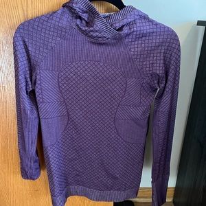 Purple Lululemon pullover size 6.